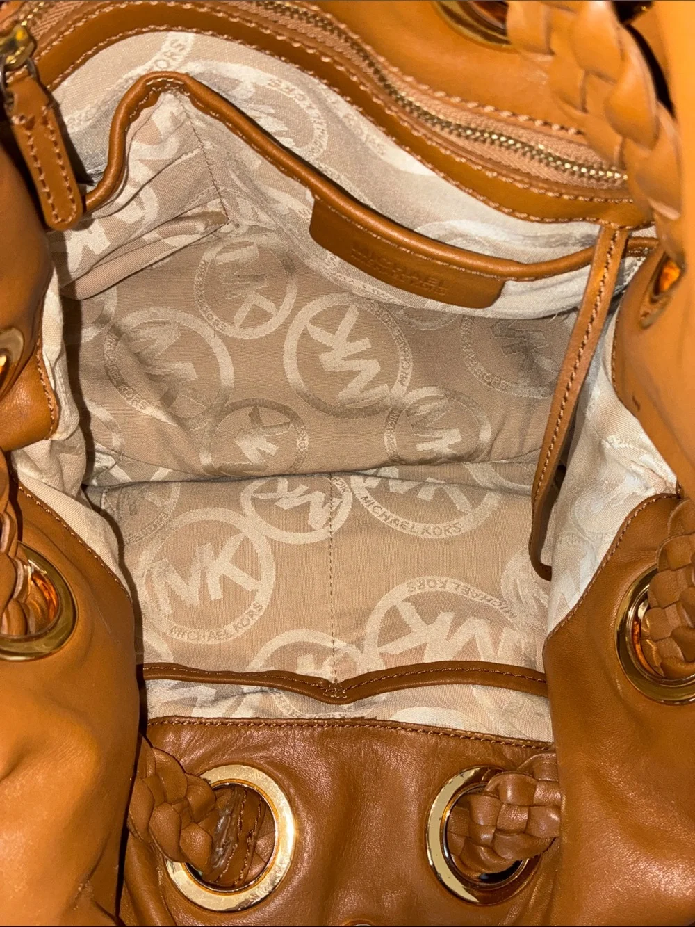 Michael Kors Leather Hobo Bag
